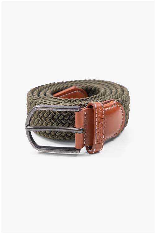 Elastisk Bælte - Armygrøn - 115-cm - TeeShoppen