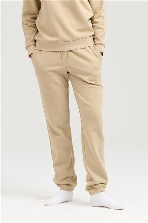 Basic Sweatpants - Mørk Beige - Dame - S - TeeShoppen