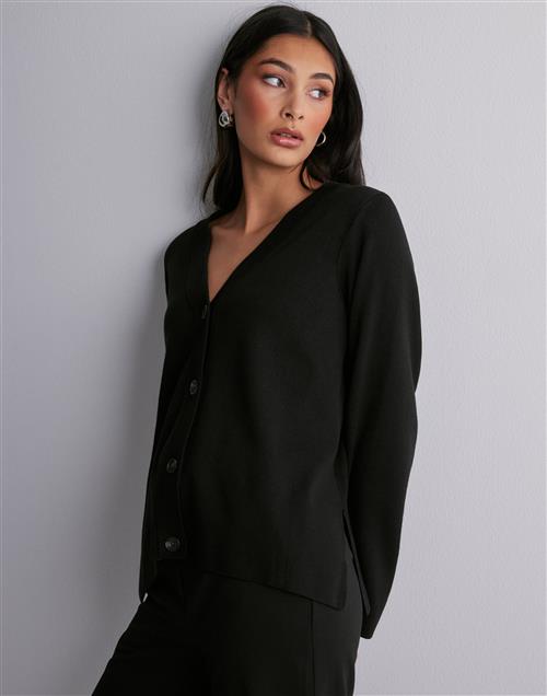 OBJECT - Sort - Objester L/S Cardigan Noos
