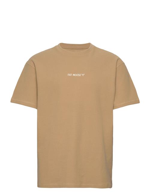 Christopher Structured Tee Fat Moose Khaki