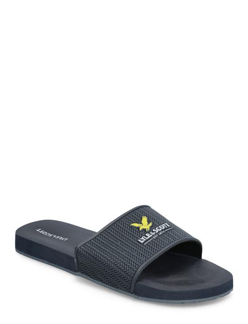 Se Logo Easy Slide Lyle & Scott Navy ved Booztlet