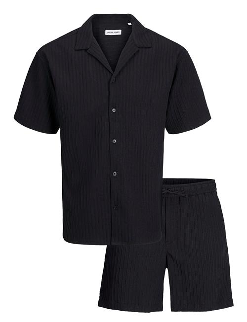 Jack & Jones Jjmassimo Resort Shirt Ss Ps25 Set Mp Jack & J S Black