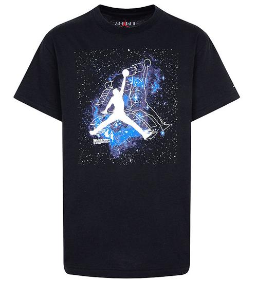 Jordan T-shirt - Glow In The Dark - Sort m. Print