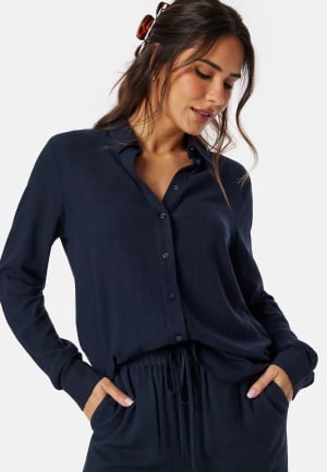 SELECTED FEMME Slfviva LS Shirt Dark Sapphire 36