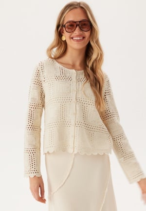 Object Collectors Item OBJORELLA L/S KNIT CARDIGAN  Sandshell XS