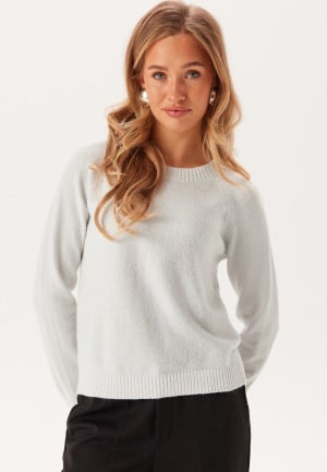 VERO MODA Vmdoffyshine Ls O-neck Blouse Snow White Detail:w. Silver Lu XS