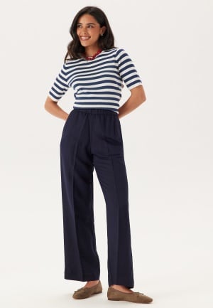 GANT Rel Linen Blend Pull On Pants Evening Blue 34