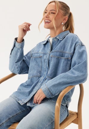 ONLY Onlemmie L/S SHIRT MB DNM  SHI Light Blue Denim M