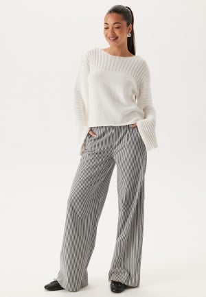 Object Collectors Item Objlisa Wide Pant Cloud Dancer Stripes:sky Capta 34