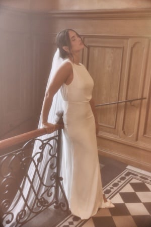 Bubbleroom Occasion Cilia Sleeveless Wedding Gown White 42