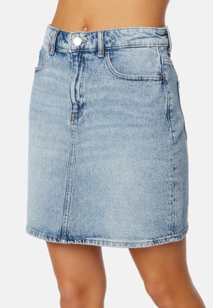 VILA Vikaja Denim Skirt Light Blue Denim 44