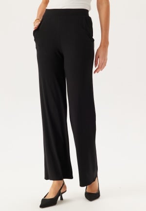 BUBBLEROOM Soft Wide Trousers Black XS