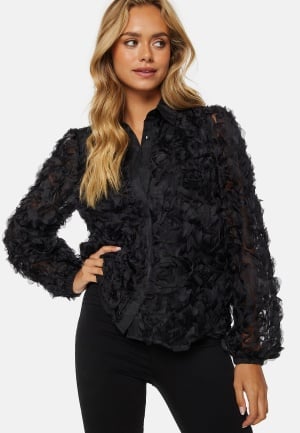 YAS Roso LS Neck Shirt Black M
