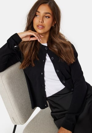Object Collectors Item Objthess L/S Short Cardigan Black L