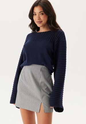 Object Collectors Item Objlisa Mw Mini Skirt Cloud Dancer Stripes:sky Capta 40