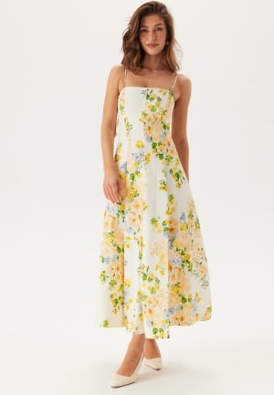 FOREVER NEW Charlotte Strapless Printed Midi Dress Empress Floral 38(UK10)