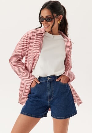 Pieces Pcabbi Mw Shorts Medium Blue Denim S