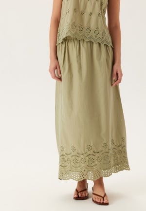ONLY Onllou Life Emb Long Skirt Elm S