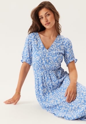 ONLY Onlchianti S/S LONG DRESS  LON Marina Aop:white Flower S