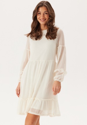 ONLY Onlnaja L/S Baloon Dress Cloud Dancer M