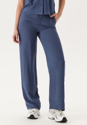 Object Collectors Item Objsanne Aline Wide Pant Dark Denim Detail:Col 38