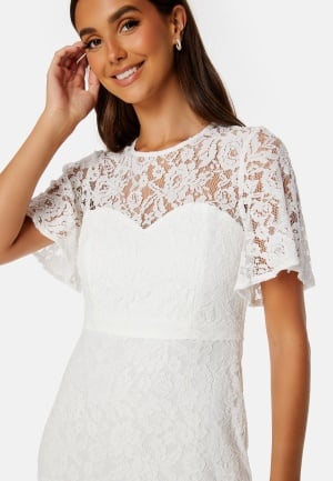 Bubbleroom Occasion Eliza Lace Wedding Gown White 40