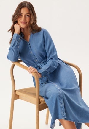 GANT Reg Chambray Shirt  dress Light Indigo 38