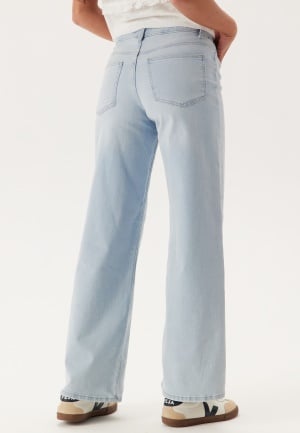 ONLY Onlmadison Blush Hw Wide Dnm Light Blue Bleached De M/32