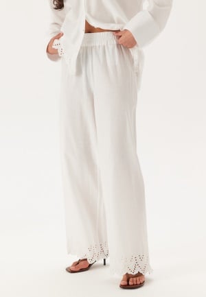 ONLY Onlpaula Tulum Emb Pull-up Pan Bright White Detail:bright Whi M/32