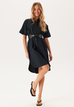 SELECTED FEMME Slfblair 2/4 SHORT SHIRT DRESS Black 38