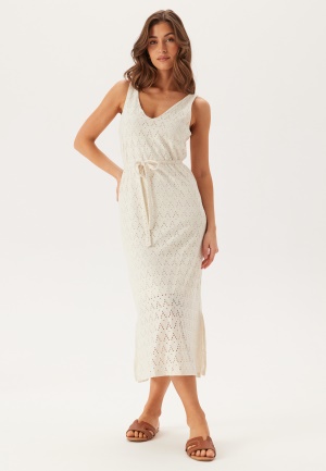 VILA Viamalina V-neck S/L MIDI DRES Birch M