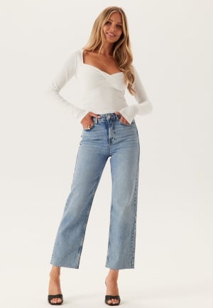 BUBBLEROOM High Straight Ankle Jeans Medium blue 38