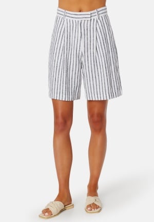 BUBBLEROOM CC linen striped shorts Striped 44