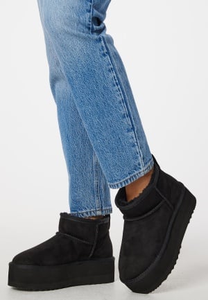 BUBBLEROOM Bernice Mini Platform Boots Black 37