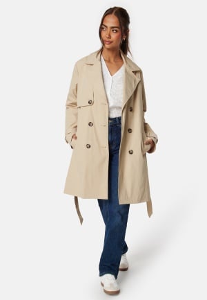 Happy Holly Pamela Trenchcoat Light beige 44/46