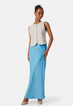 YAS Yasdottea HW Maxi Skirt Blue L