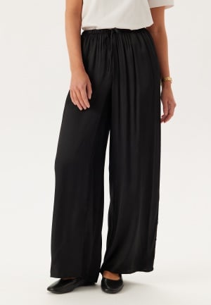 BUBBLEROOM CC Viscose Satin Trousers Black L