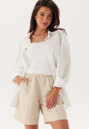 GANT Rel Linen Blend Pull On Shorts Putty 42