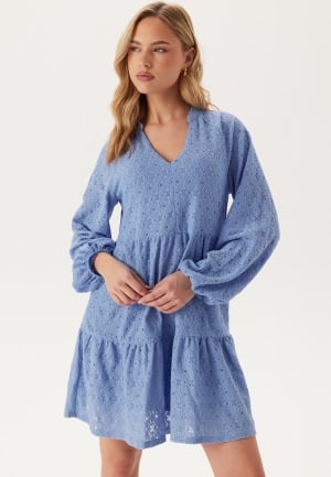 Object Collectors Item Objlaila Gia L/S RE SHORT DRES Cornflower Blue L