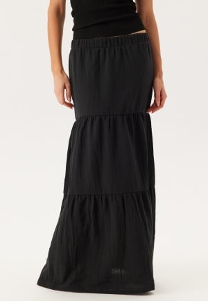 Pieces Pcsikka Hw Maxi Skirt Black L