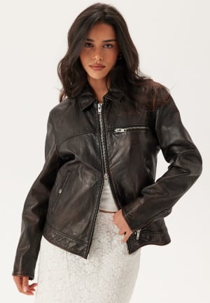 ROCKANDBLUE Starling Jacket Antique Brown Rubb Off 40