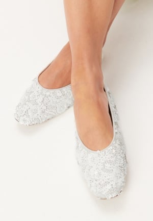 BUBBLEROOM Sequin Ballerina White 40