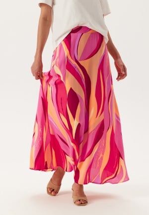 ONLY Onlphiline Ankle Skirt Strawberry Moon Aop:tulip XL
