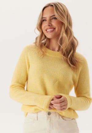 SELECTED FEMME Slflulu LS Knit O-Neck Sundress Detail:MELANGE XXL