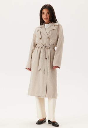 SELECTED FEMME Slfjada Sun Trenchcoat Nomad Detail:melange 44