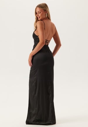 Bubbleroom Occasion Alda Strap Gown Black 44