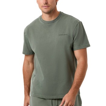 Björn Borg Oversized Washed T-shirt Militærgrøn  bomuld XX-Large Herre