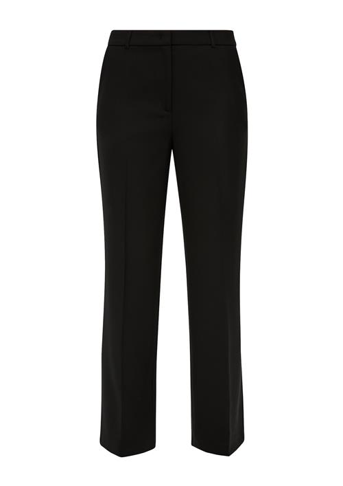 s.Oliver BLACK LABEL Bukser med fals  sort