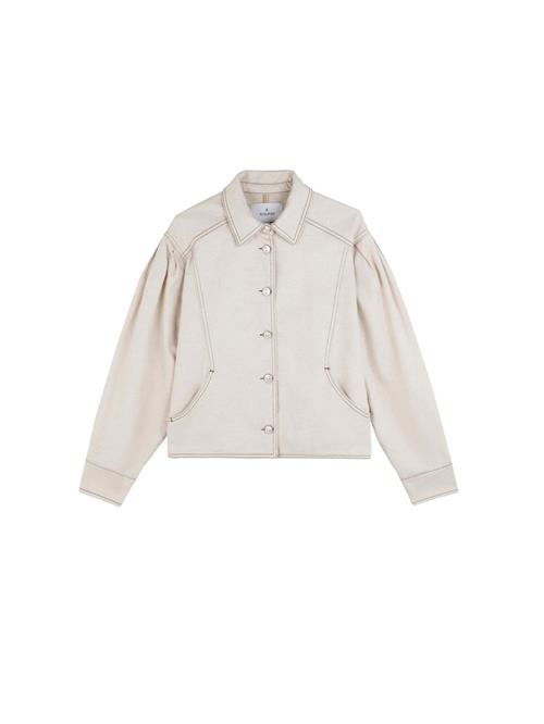 Scalpers Overgangsjakke  beige / hvid