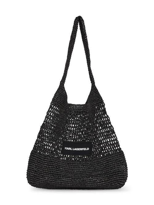 Karl Lagerfeld Strandtaske  sort / hvid